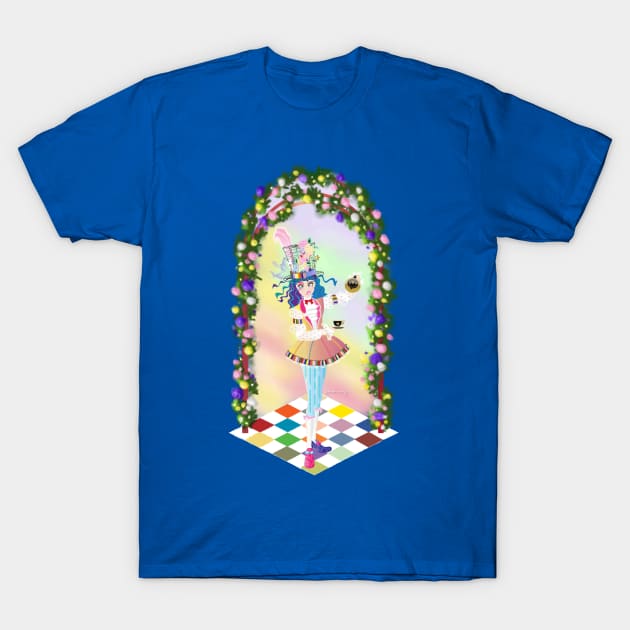 Miss Hatter T-Shirt by amadeuxway